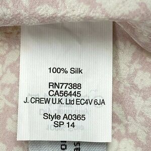 J Crew Silk Tank Top Womens 2 Sleevela clean white design with breathable fab